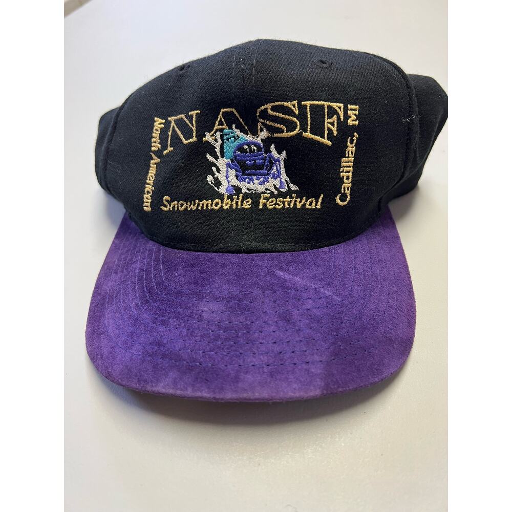 Vintage North American Snowmobile Festival Hat 7 1/8 Adjustable Snapback